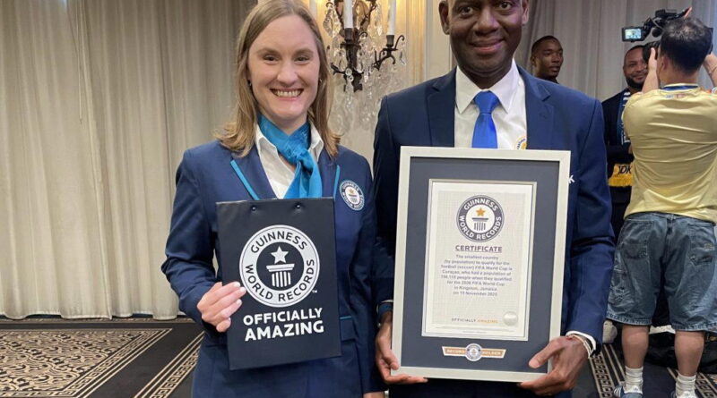 World Cup 2026: Curaçao receives Guinness World Record plaque as smallest country to qualify