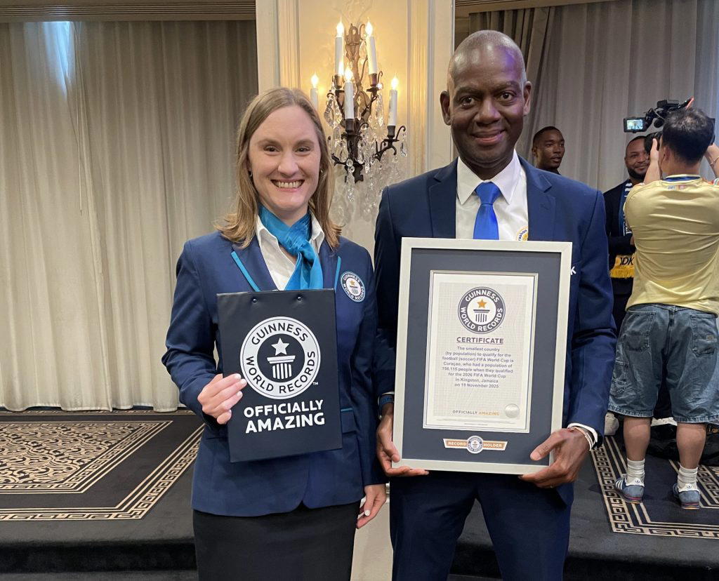 World Cup 2026: Curaçao receives Guinness World Record plaque as smallest country to qualify