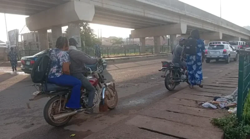 Ekiti 2026: Commercial motorcyclists, tricyclists defy movement restriction order