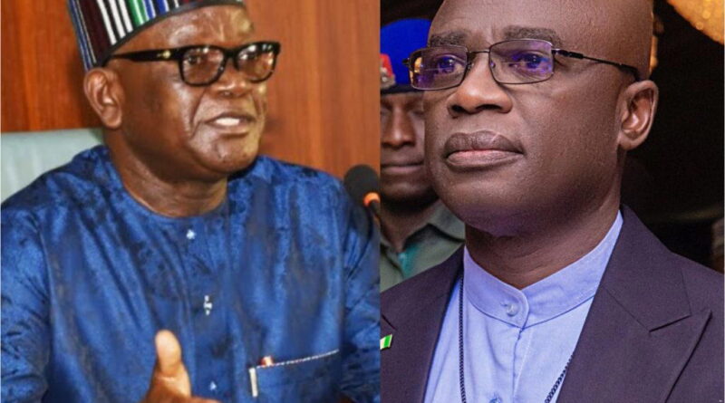 Alia, Ortom bicker over Benue funds, bad governance