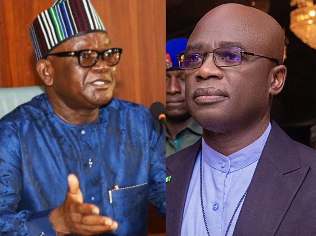Alia, Ortom bicker over Benue funds, bad governance