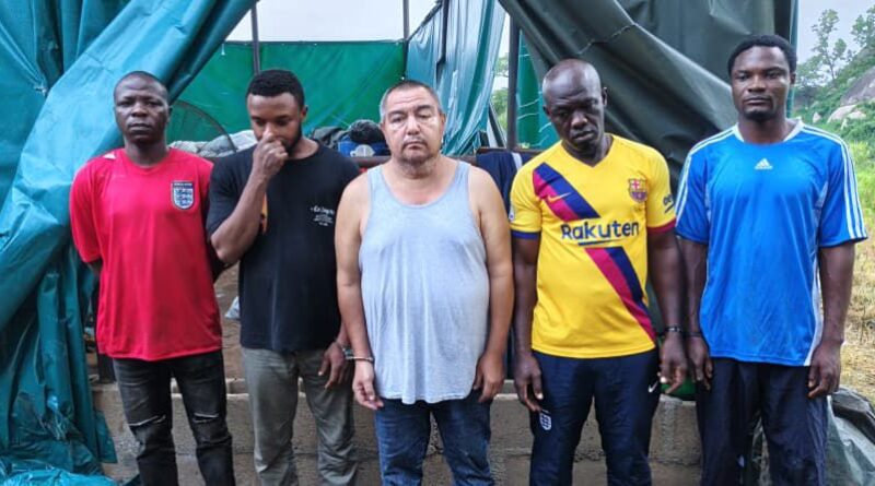 NDLEA busts meth laboratory in Oyo forest, arrests Mexican, 4 others