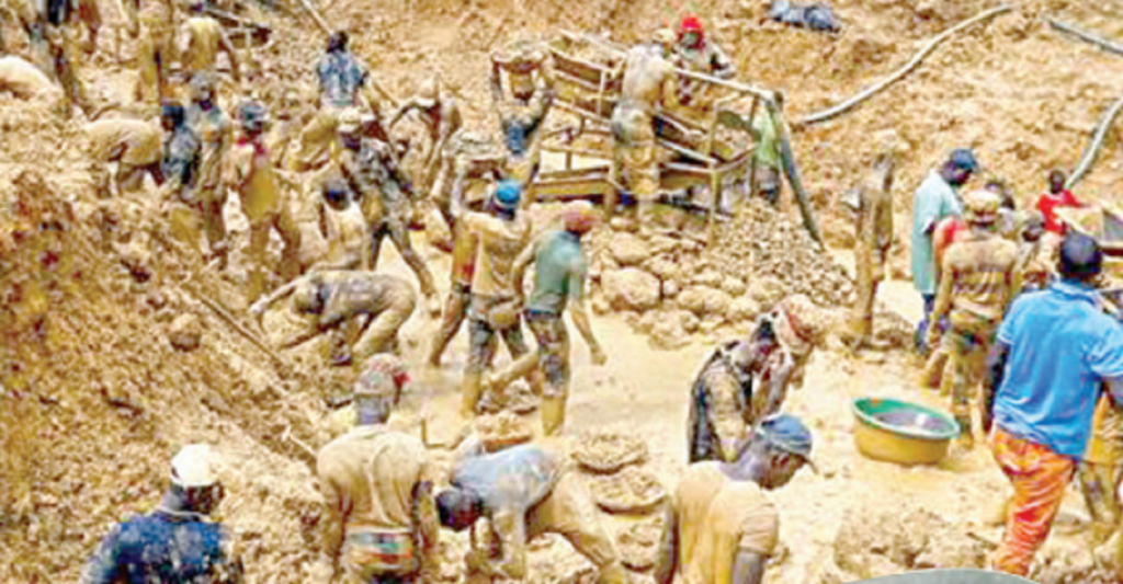 mining site collapse