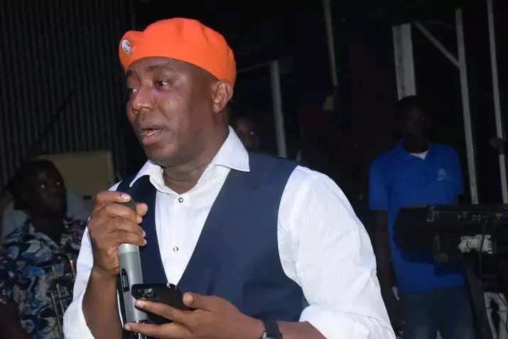 Video: Sowore collapses after police tear-gassed Abuja protesters