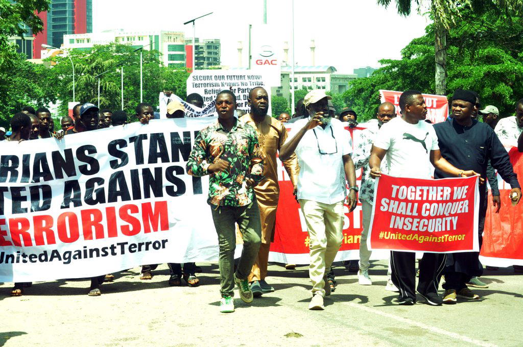 “APC Must Go”:  VDM leads Abuja protest over insecurity, kidnappings