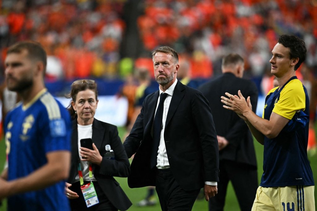 Potter says ‘harsh’ World Cup hammering will make Sweden better