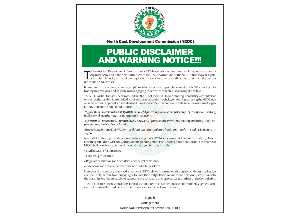 Public Disclaimer And Warning Notice!!!