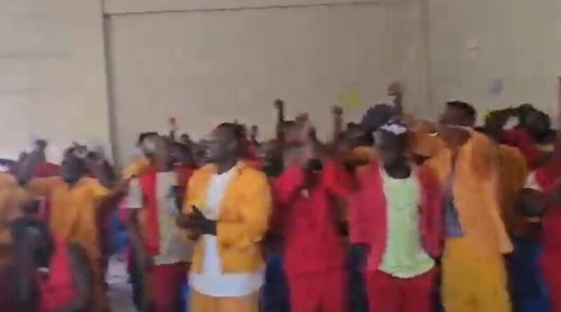 Video: Nigerian prisoners in Ethiopia celebrate Tinubu over transfer deal