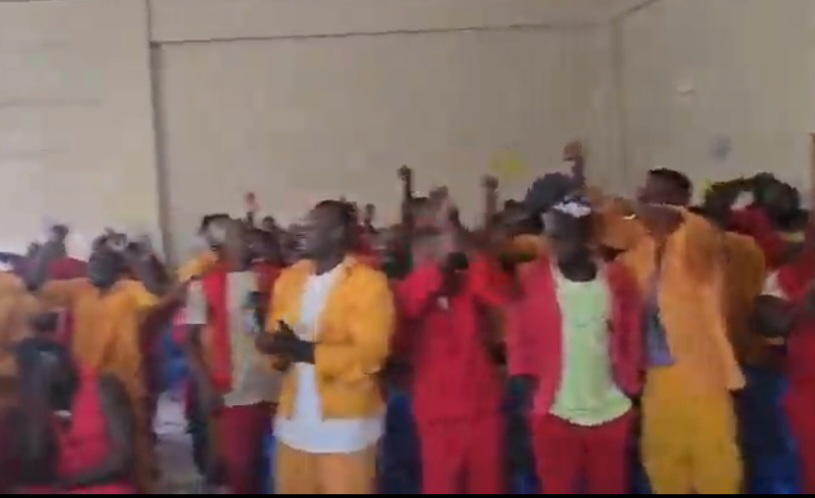 Video: Nigerian prisoners in Ethiopia celebrate Tinubu over transfer deal