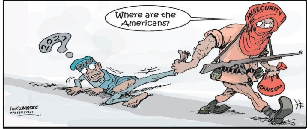 Cartoon: ‘Renew, sorry, release my leg now or I’ll call Netanyahu!’