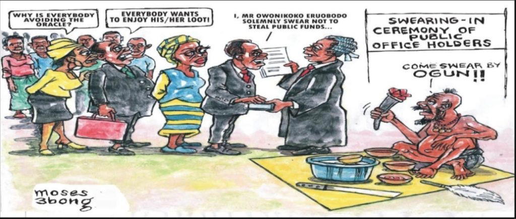 Cartoon: Nigerian politicians are ‘born again’