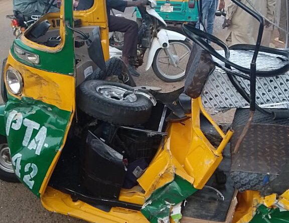 One killed, three injured in tricycle collision in Jos