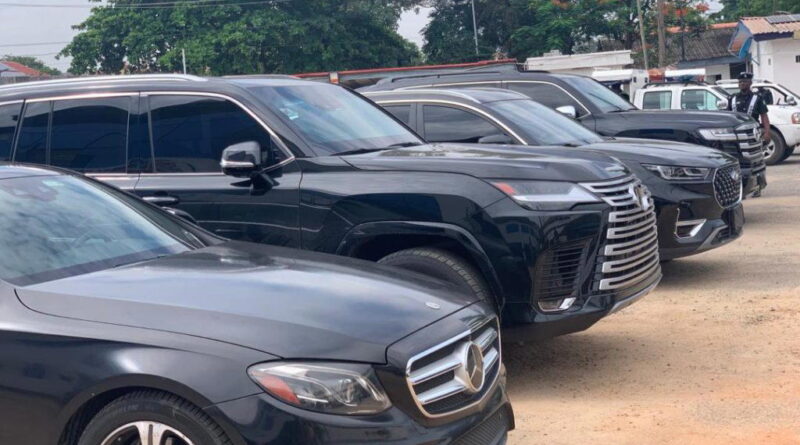 Lagos Police impound 50 vehicles on first day of number plate enforcement