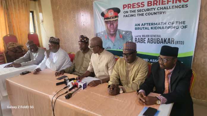 Associates of late Maj-Gen Rabe Abubakar demand stronger action on insecurity