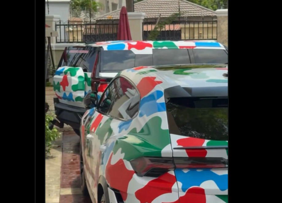 Video: Cubana Chief Priest launches campaign-branded luxury cars for Tinubu