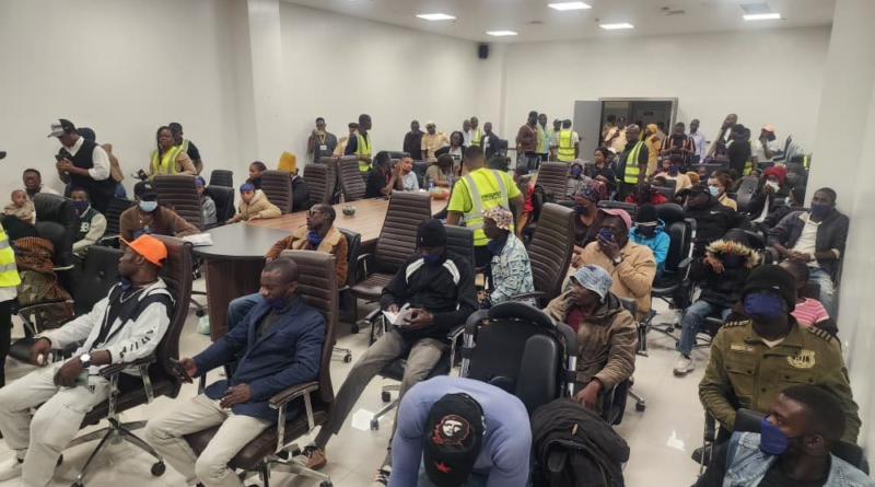 Photos: Second batch of Nigerians evacuated from South Africa arrive Lagos