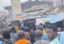 [Breaking] Photos: Three storey building collapses in Lagos