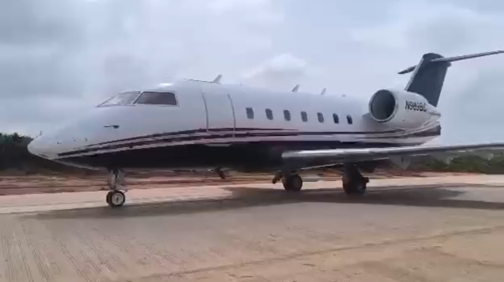 ‘Only American pilot and his God know how aircraft landed on Delta road’