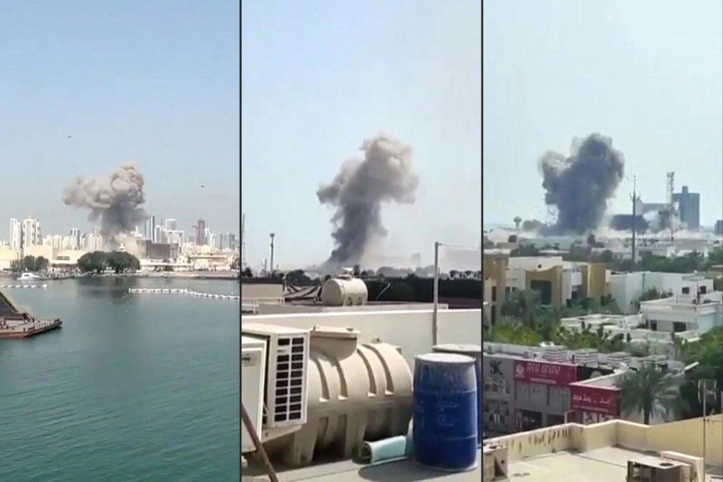 Bahrain says targeted by several Iranian drones