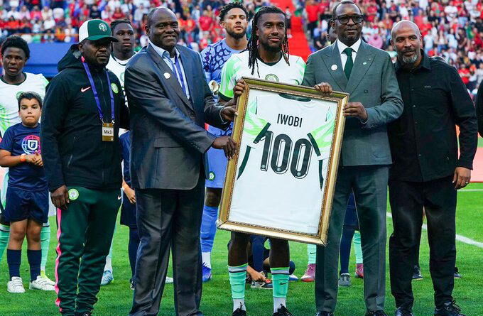 Full list of Super Eagles players with 100 caps as Iwobi achieves feat