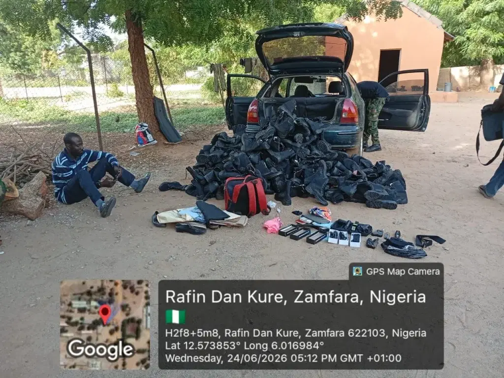 Army intercepts terrorist logistics supplier, recover 150 combat boots in Zamfara