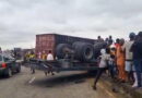 Tragedy as truck driver dies, motor boy rescued in Lagos crash