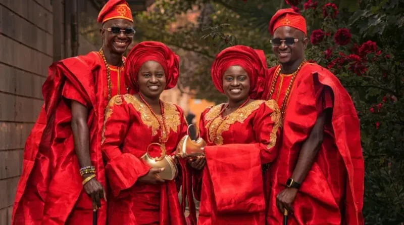 Photos: Twin brothers wed twin sisters same day in Ibadan