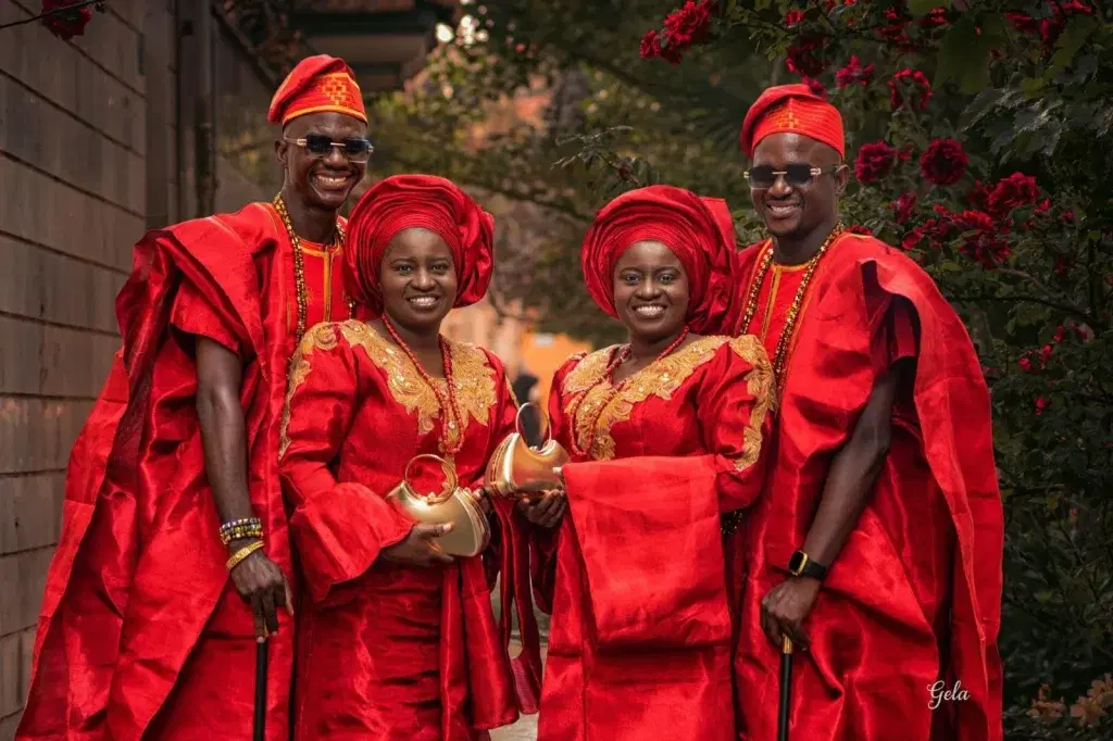 Photos: Twin brothers wed twin sisters same day in Ibadan