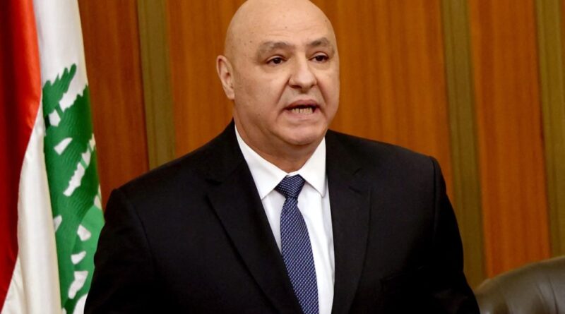 Lebanon’s president departs for Washington to meet Trump