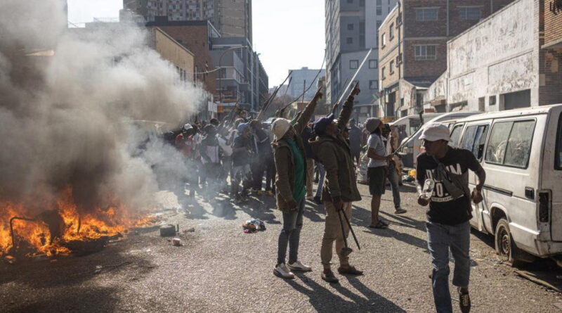 Looting, arrests follow South Africa’s anti-immigrant protests