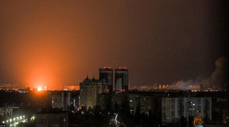 Russian strike kills 14 around Kyiv on eve of NATO summit