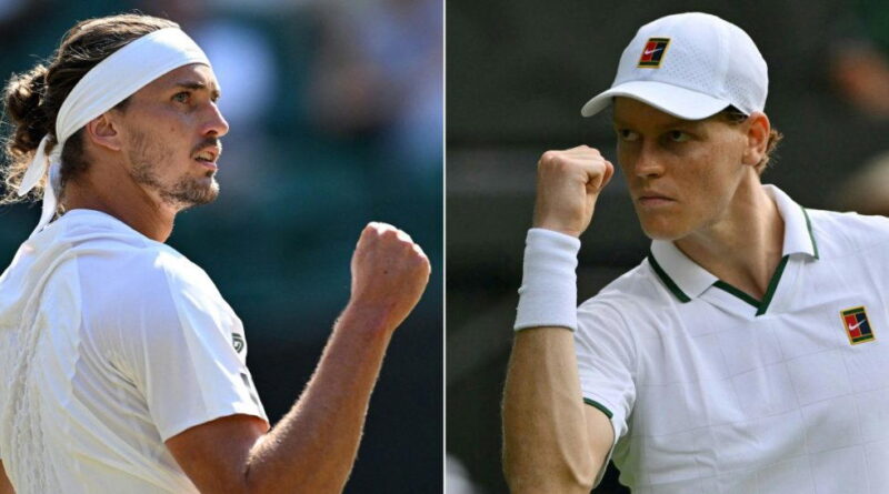 Reigning champion Sinner to face revitalised Zverev in Wimbledon final