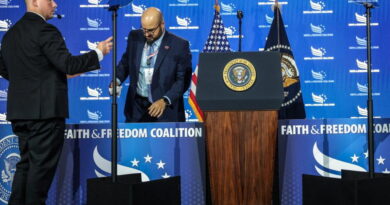 Trump suspends teleprompter operator for allegedly betting on speeches