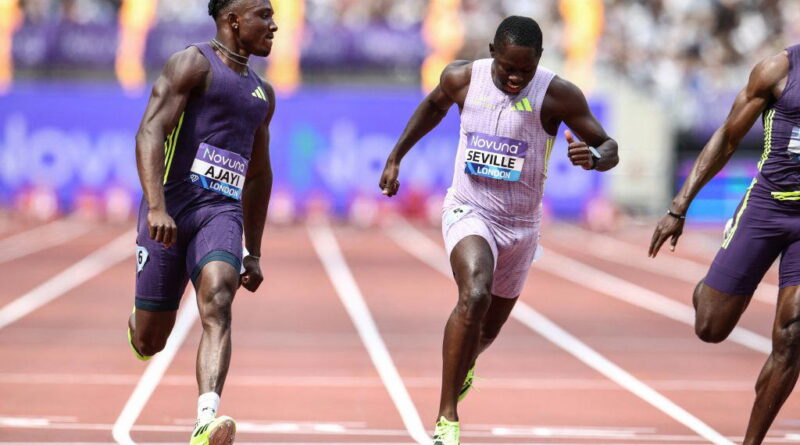 Video: Kayinsola Ajayi beats Seville again to win London Diamond League’s 100m