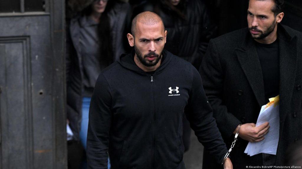Andrew Tate arrested in Miami over UK rape, trafficking charges