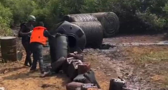Navy sustains operational control over illegal refining hotspots