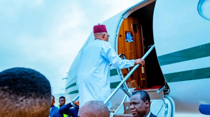 Shettima departs Abuja for ECOWAS summit in Freetown