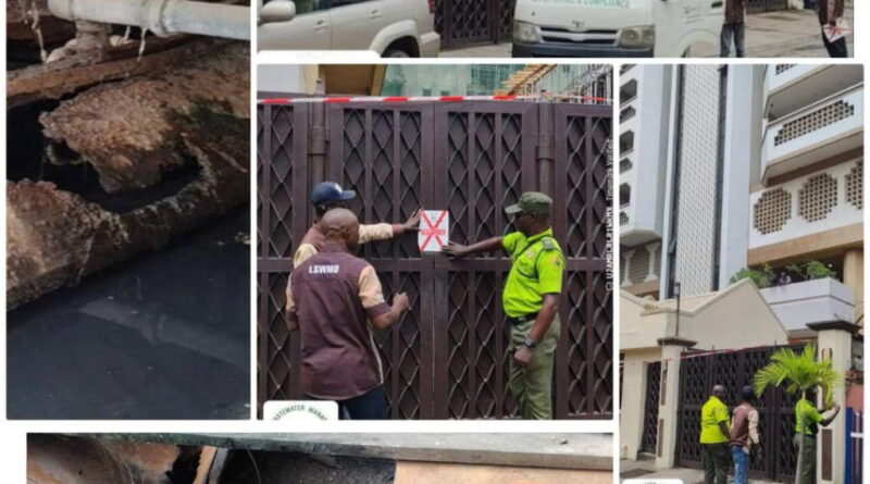 Lagos seals Ikoyi property over untreated sewage discharge