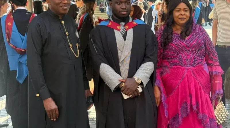 Jonathan’s son graduates from UK varsity