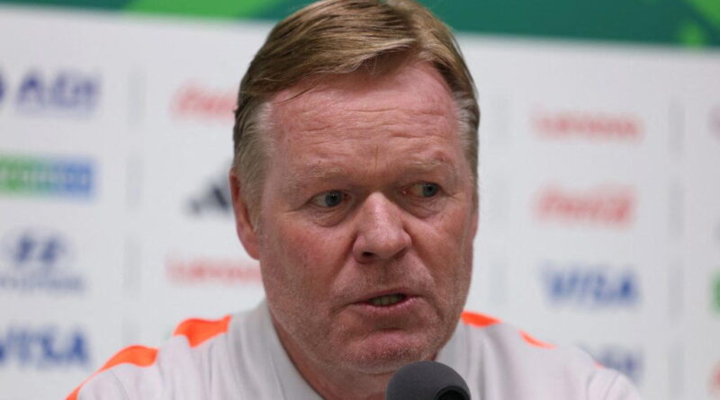 Koeman steps down as Netherlands coach after World Cup exit