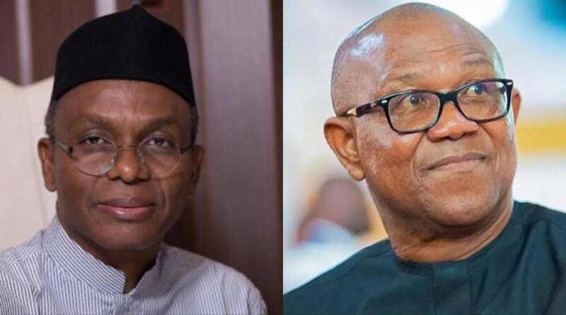 Nasir El-Rufai and Peter Obi