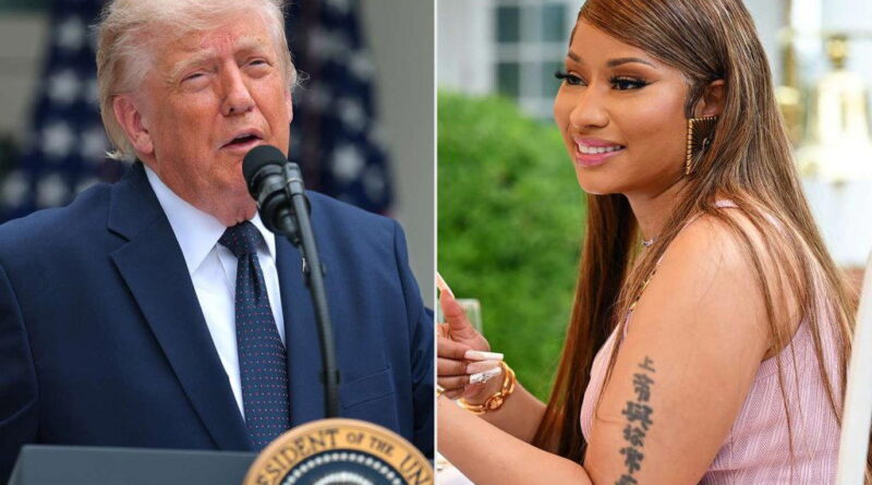 Trump calls Nicki Minaj ‘so hot’ during White House event