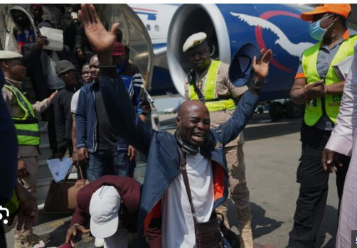 Another batch of Nigerians evacuated from South Africa arrives Lagos
