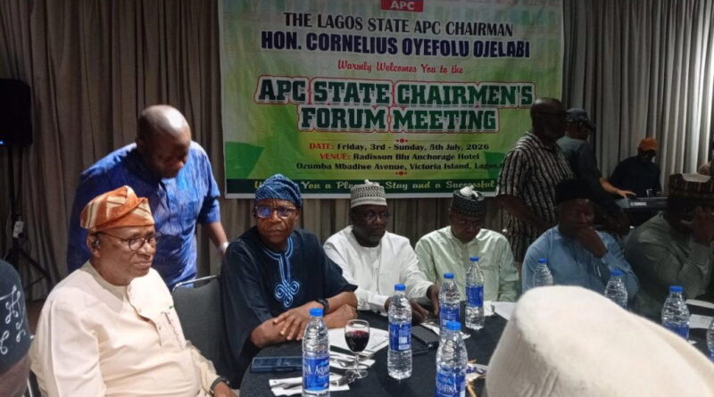 2027: APC state chairmen meet in Lagos, move to strengthen grassroots support for Tinubu