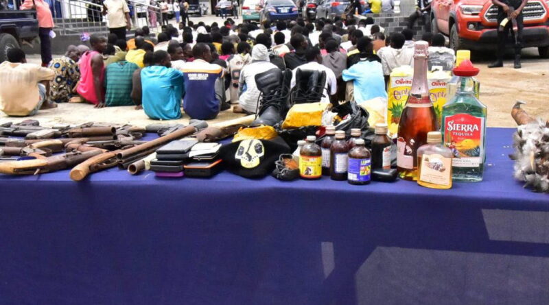 135 suspected cultists arrested in Lagos police raids