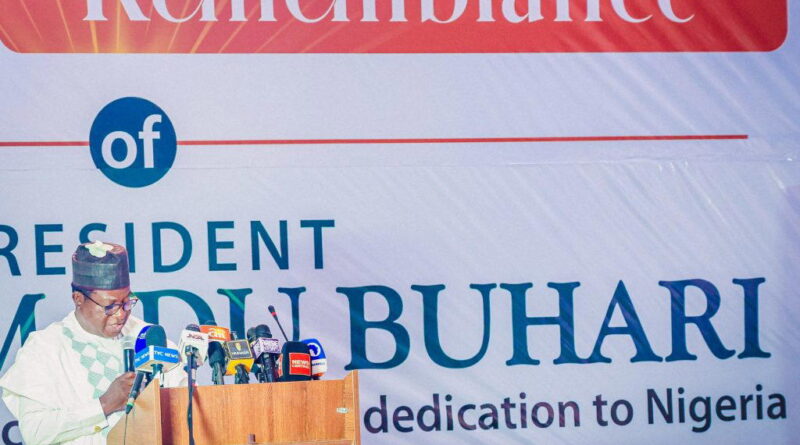 Lalong honours Buhari one year after, hails legacy of integrity, patriotism