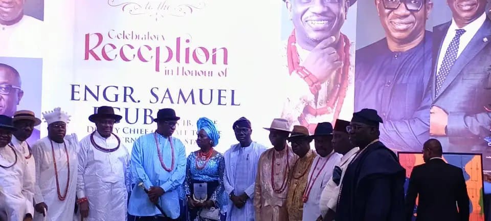 Sanwo-Olu, Amuka lead dignitaries as Egube receives Urhobo, Isoko honour in Lagos