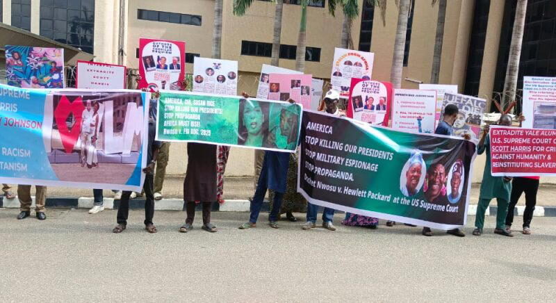 Rights activists, lawyers protest at Federal High Court