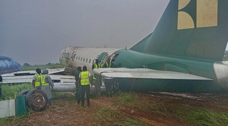 ‘Something fell from the plane’ – Eyewitnesses narrate Enugu Air accident