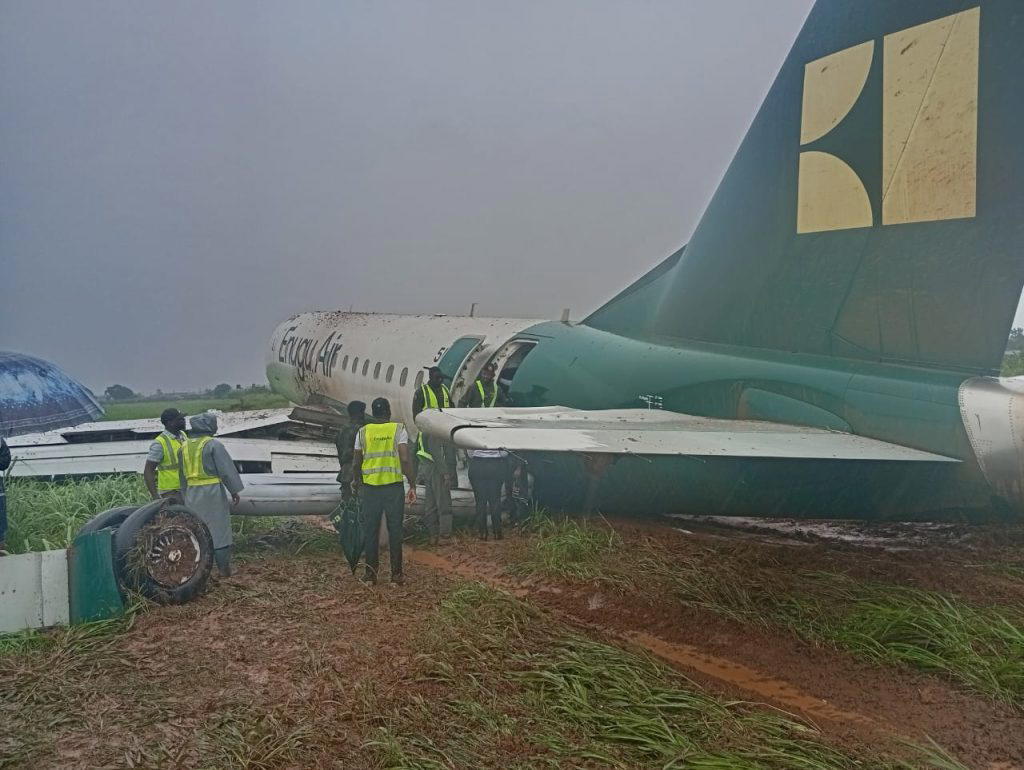 ‘Something fell from the plane’ – Eyewitnesses narrate Enugu Air accident